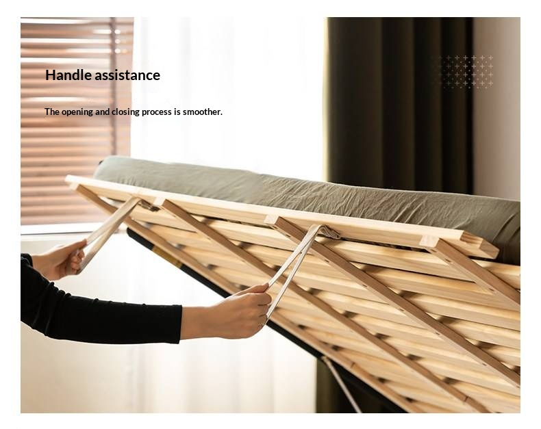 Black Walnut Solid Wood Box Bed — Luxury Multifunctional Storage Bed