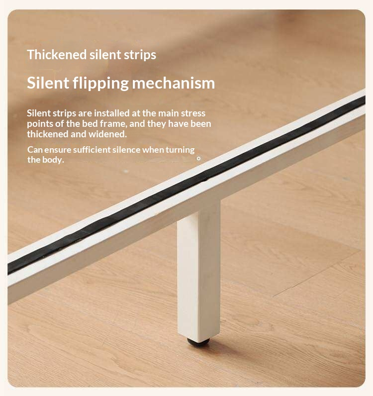 Rubberwood Solid Wood Upholstered Bed with Scalloped Headboard, French Cream Style