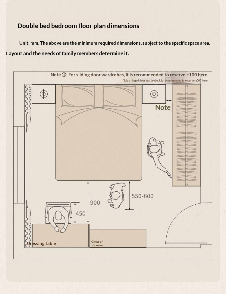 Oak Solid Wood Bed — Modern Minimalist with Genuine Leather and Soft Headboard