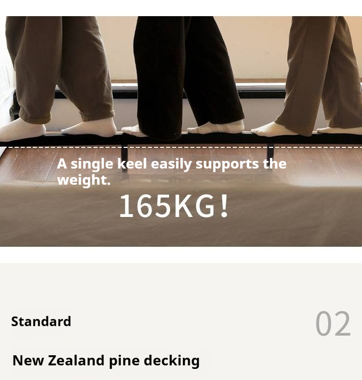 Fabric White Cotton Linen Edge Bed Wabi-sabi Style