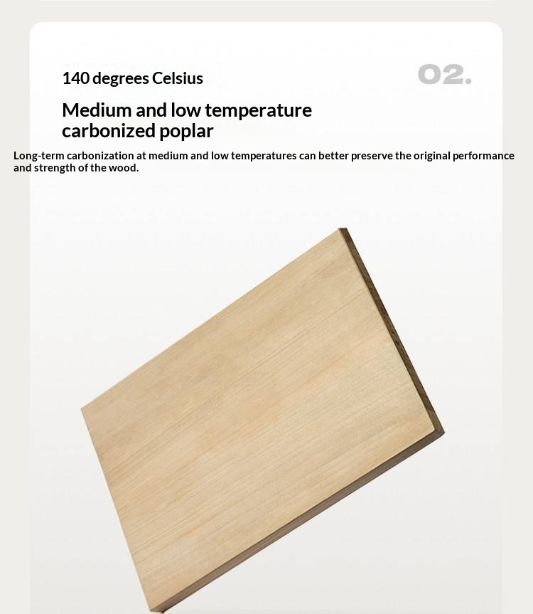 Poplar Solid Wood Bed — Vintage Style with Soft Backrest, Genuine Leather and Edge Finish