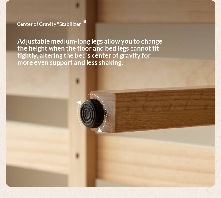 Oak Solid Wood Bed — Modern Minimalist with Genuine Leather and Soft Headboard