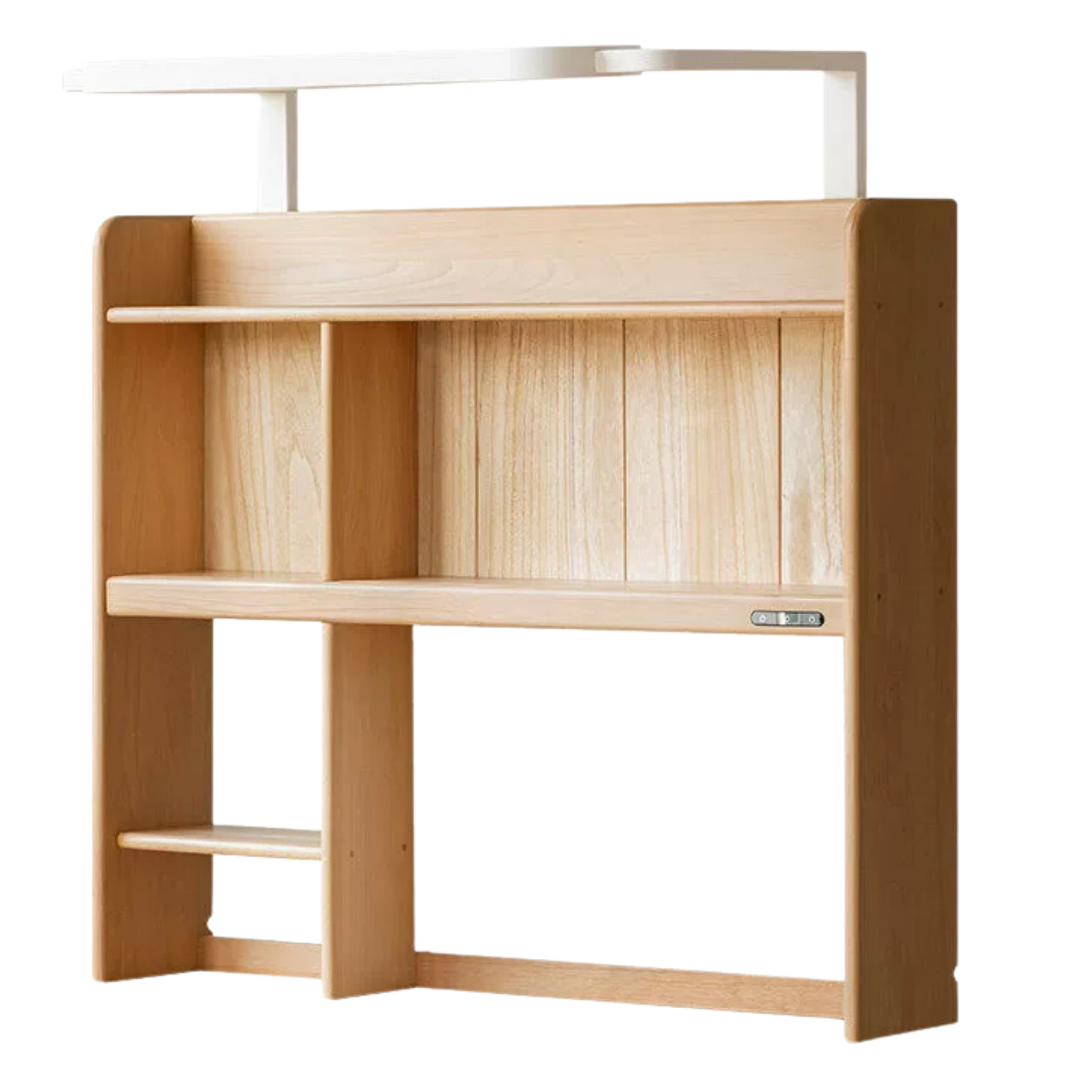 Beech, Oak, Tulipwood Solid Wood, Solid RubberWood Study Desk with Shelf