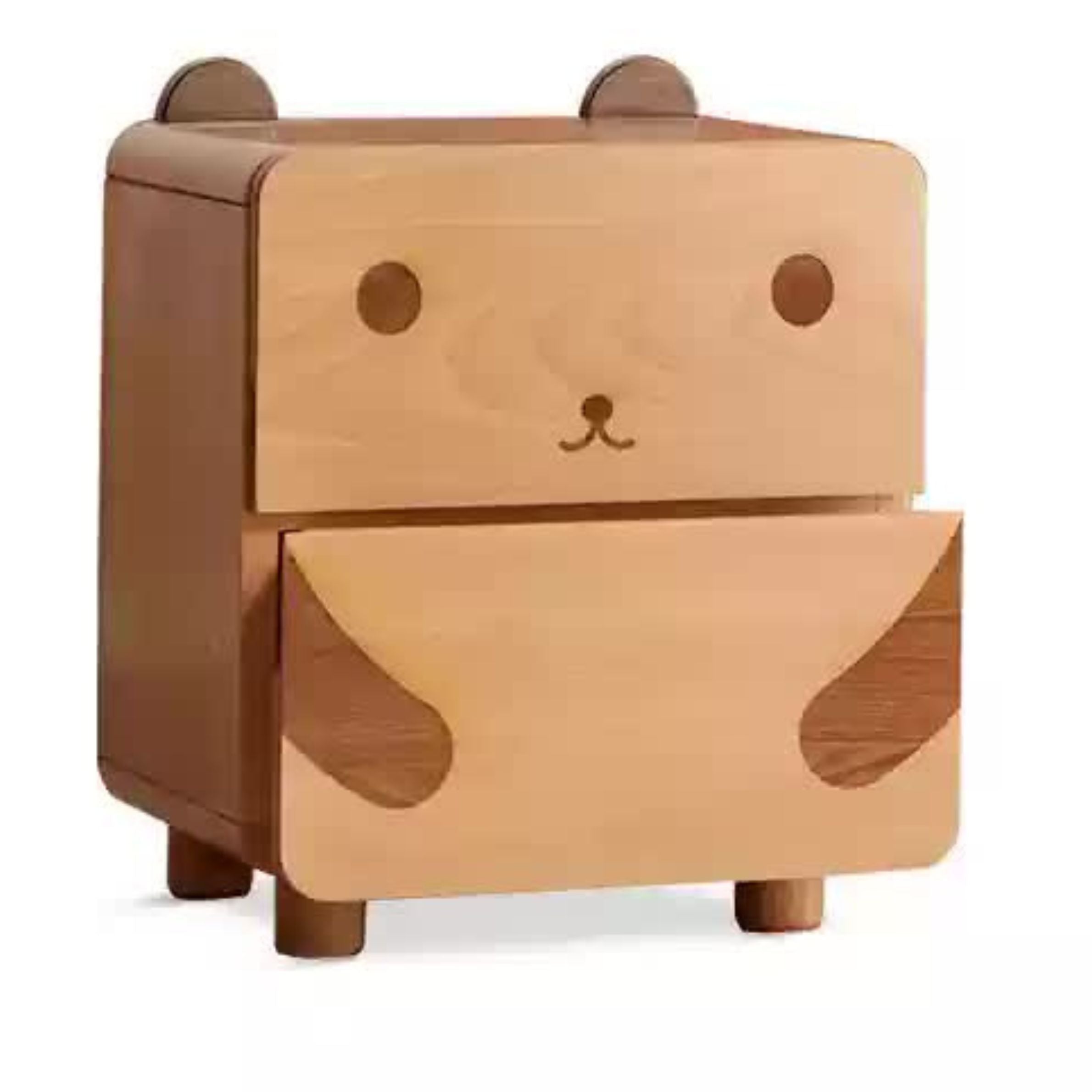 Beech Solid Wood Children's Nightstand