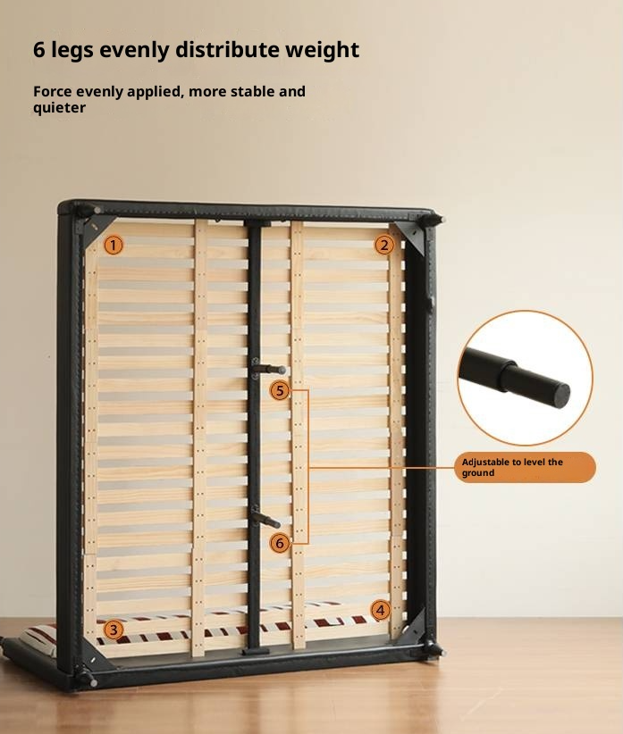 Fabric Soft Bed, American Vintage Retro Style