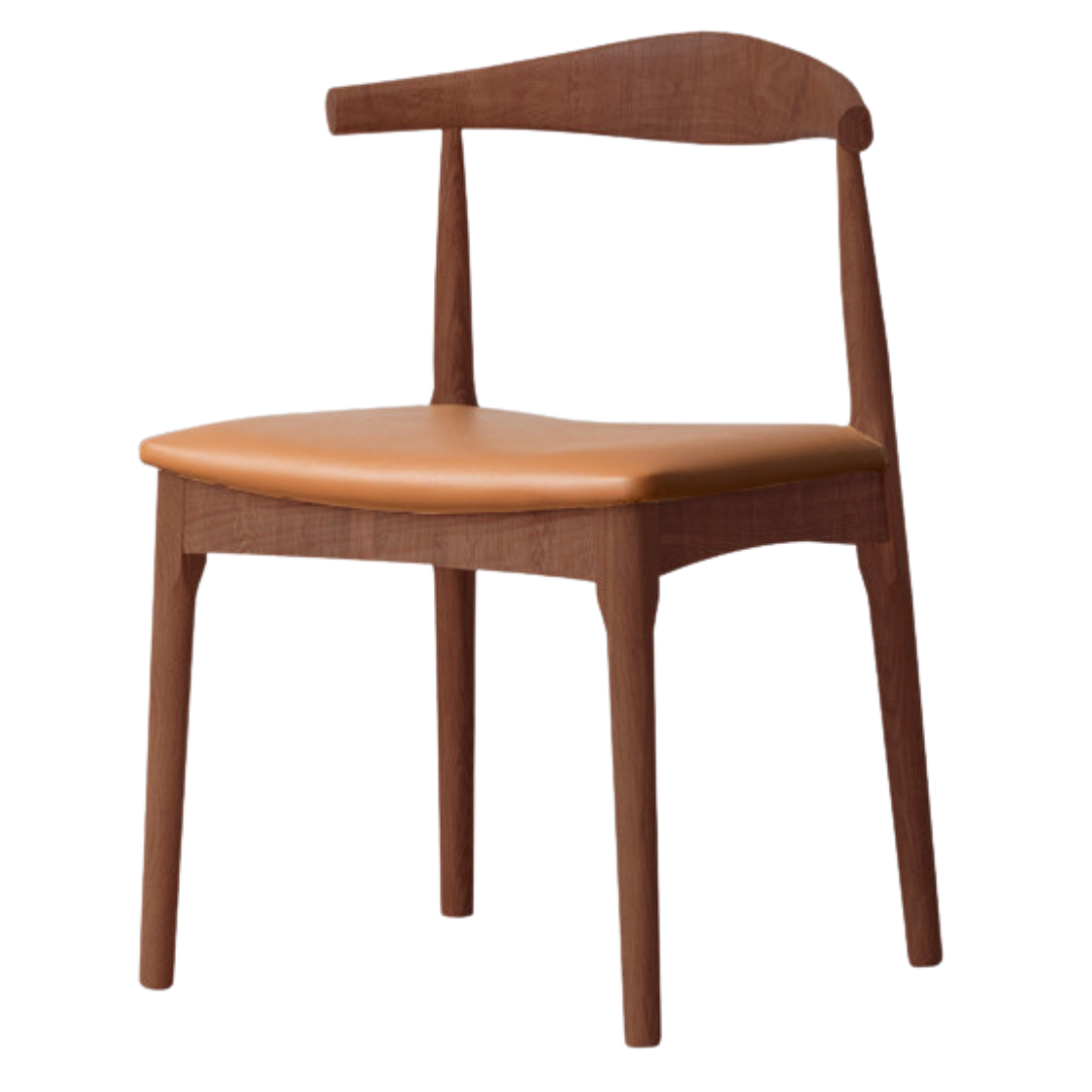 2-4 pcs set Ash, Oak Solid Wood -Horn Chair