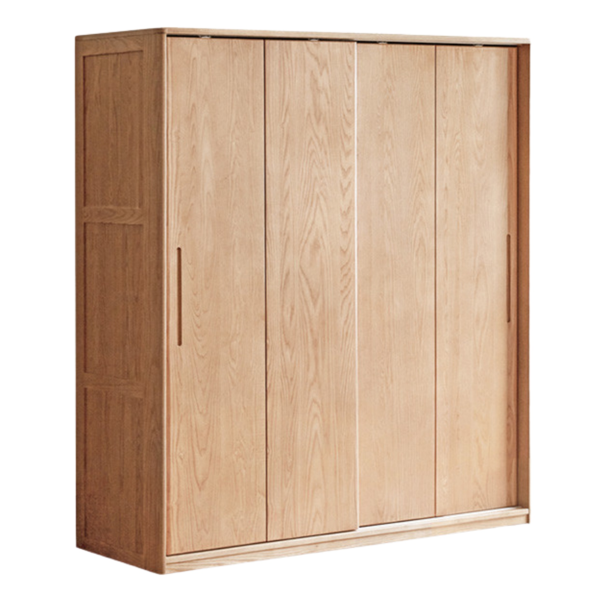 Oak, Ash, Manchurian Ash Solid Wood Wardrobe With Sliding Doors.