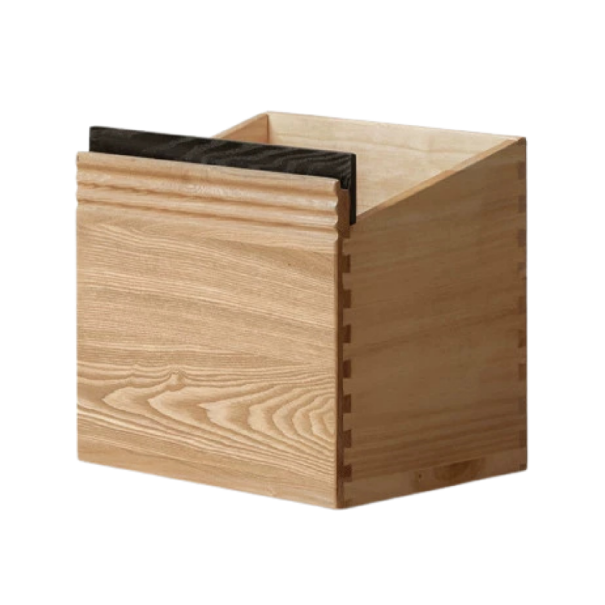 Ash Solid Wood Modern Grid Bookcase