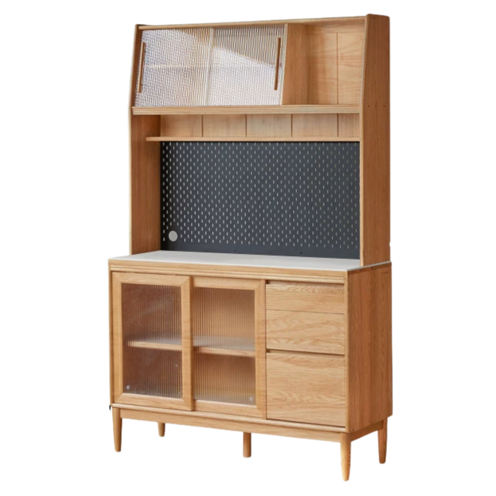 Oak Solid Wood Modern Sideboard