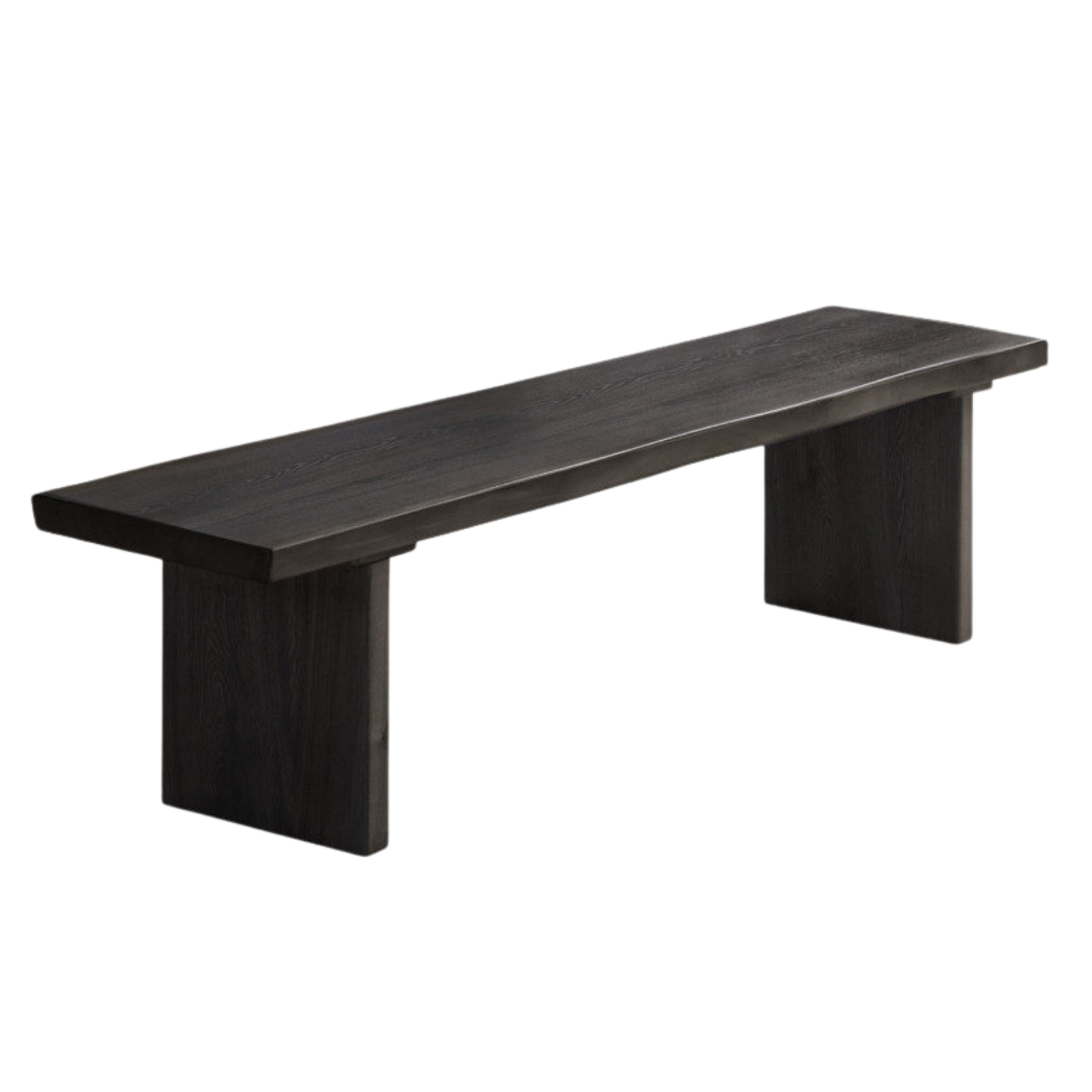 Black Walnut, Ash, South American Walnut Solid Wood Wabi Sabi Bench