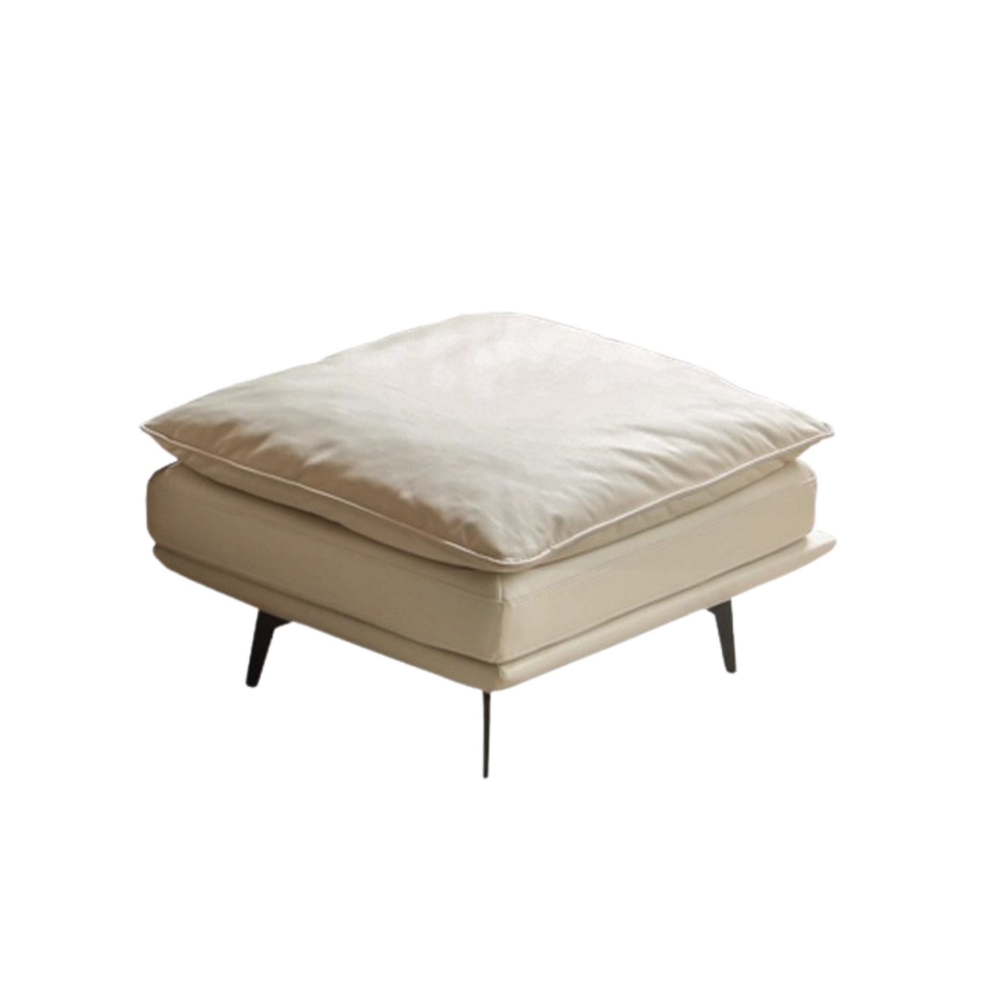 Fabric Wooden Modern Sofa Footstool
