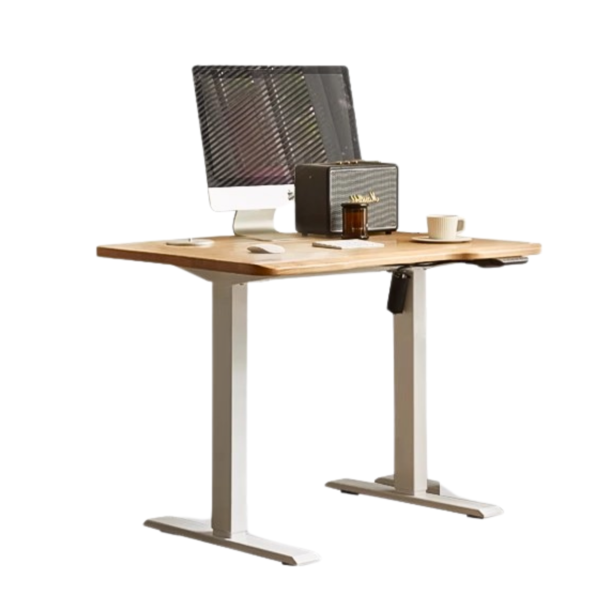 Ash, Black walnut solid wood electric lift Standing desk