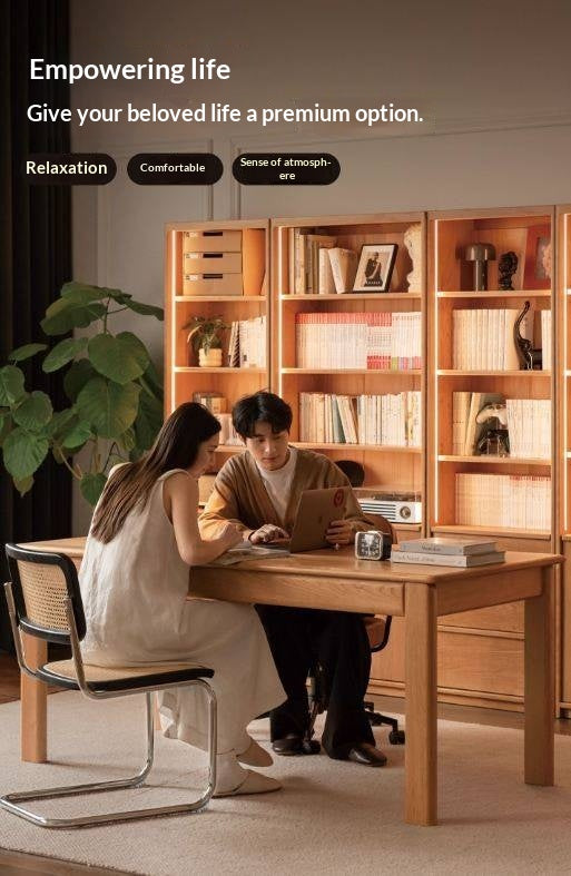 Cherry Solid Wood office Desk Large Size.