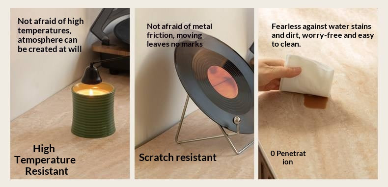 Black Walnut Solid Wood Luxury Style TV Cabinet with Slab Top and Storage