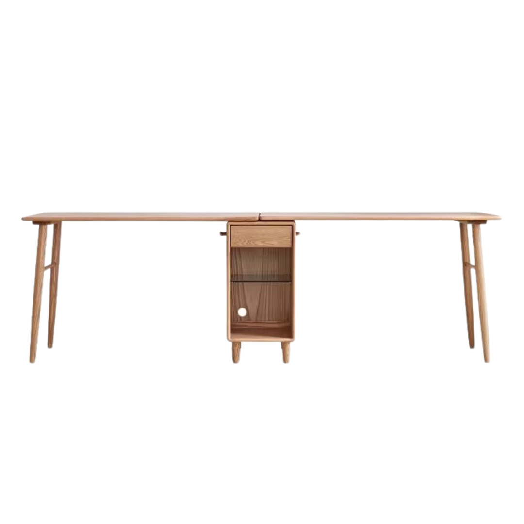 Oak Solid Wood Double Office Desk