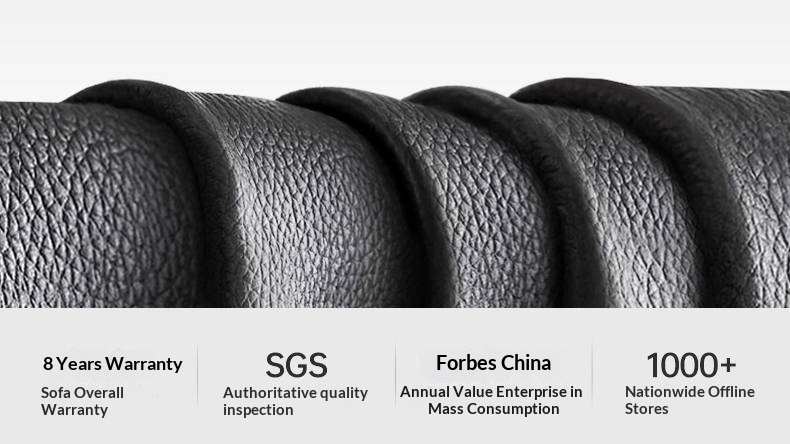 Genuine Leather Retro Box Bed — Black Upholstered, Simple Design