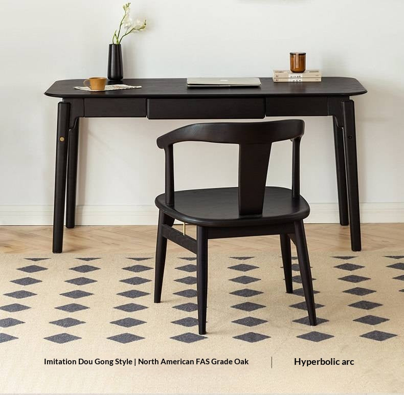 Oak Solid Wood Modern Simple Computer Desk