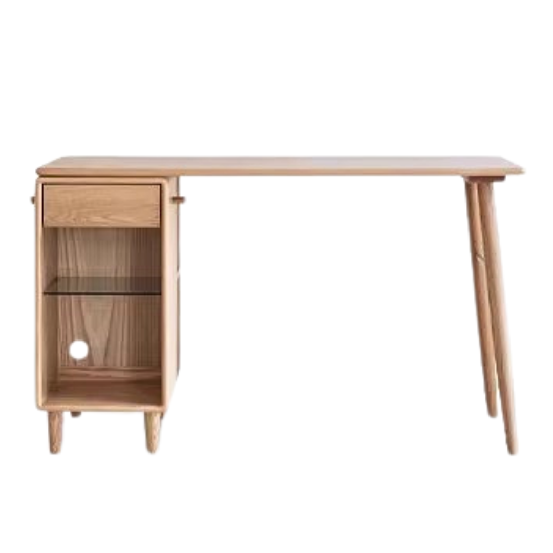 Oak solid wood Double Office desk: