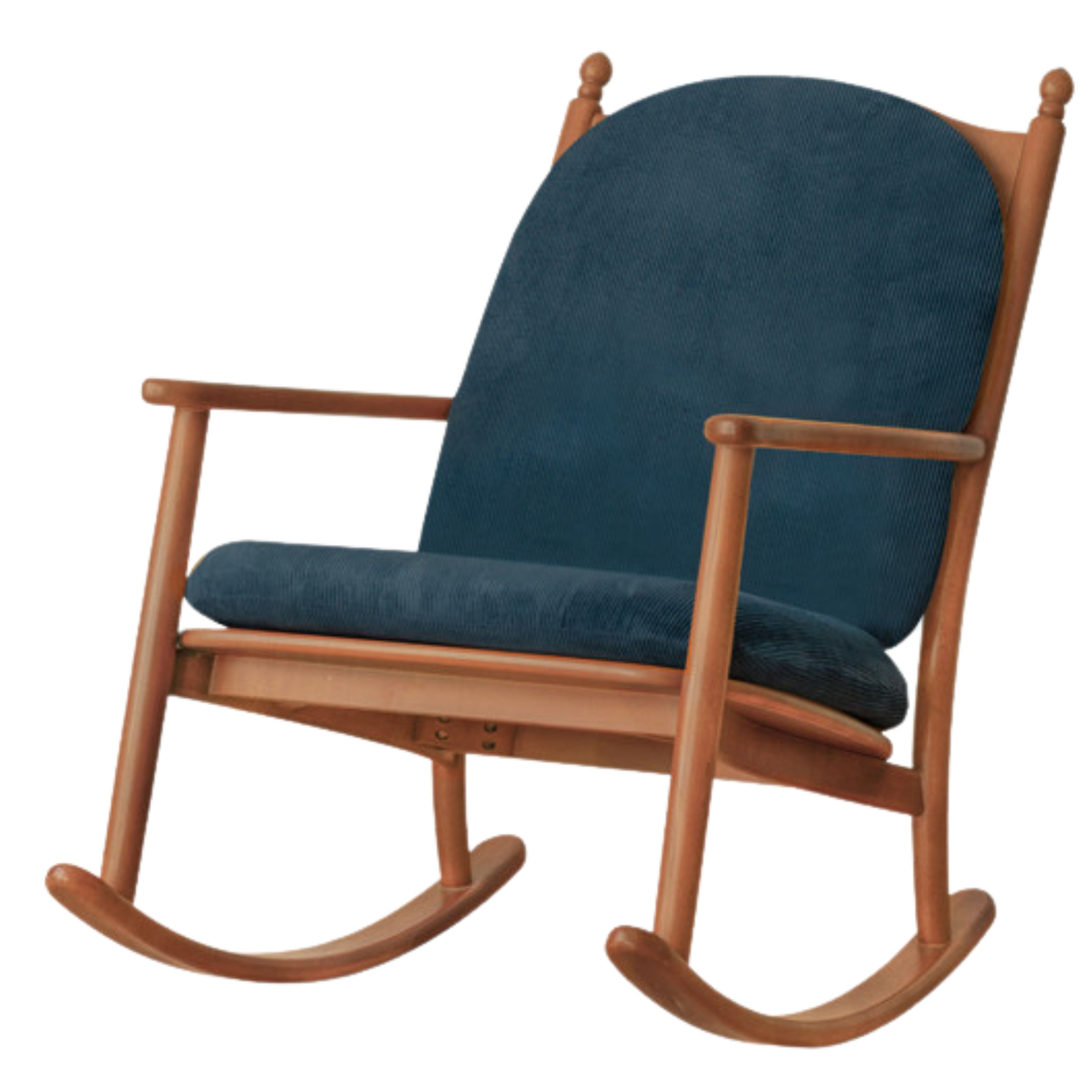Beech Solid Wood Middle Ages Rocking Sofa Chair