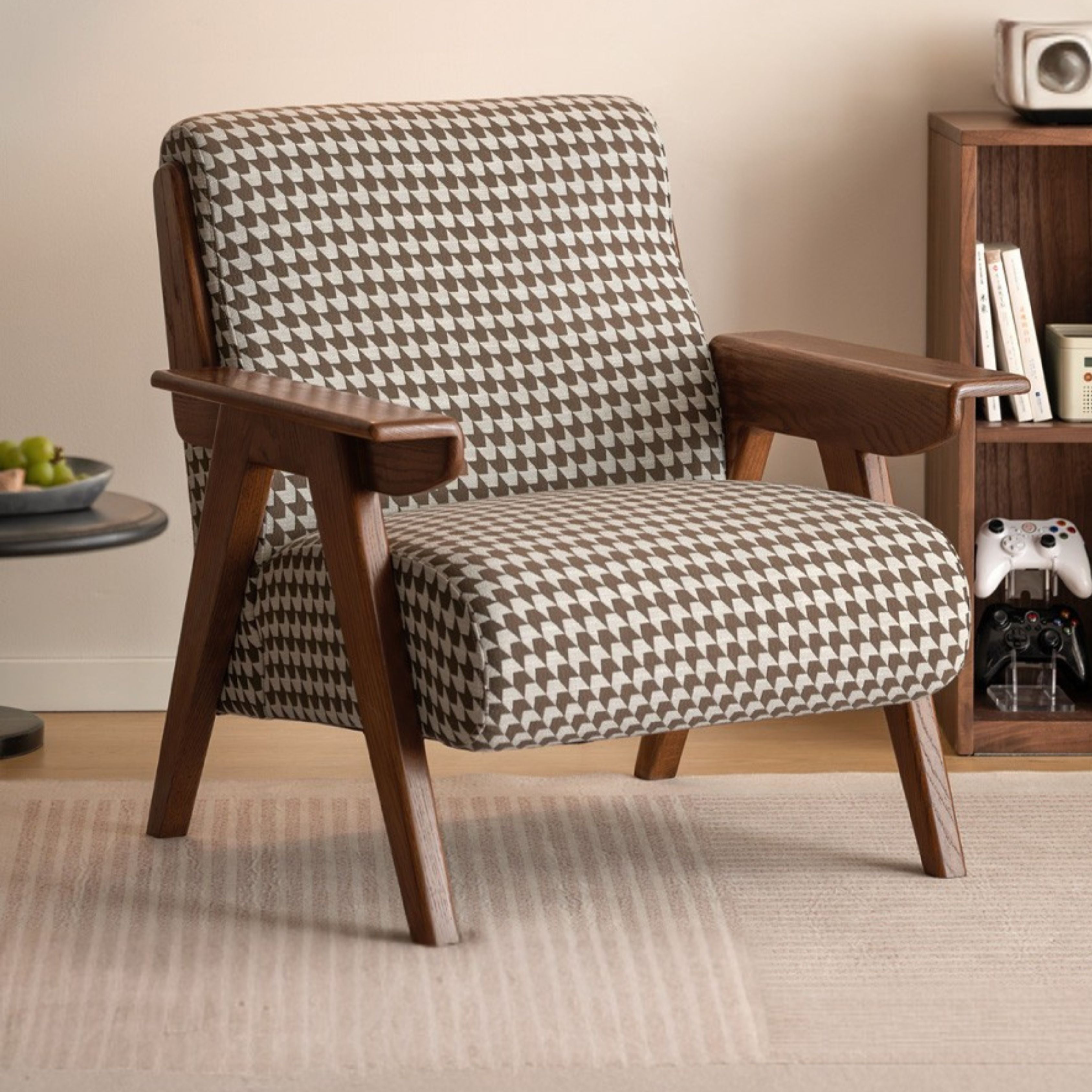 Oak Solid Wood Armchair