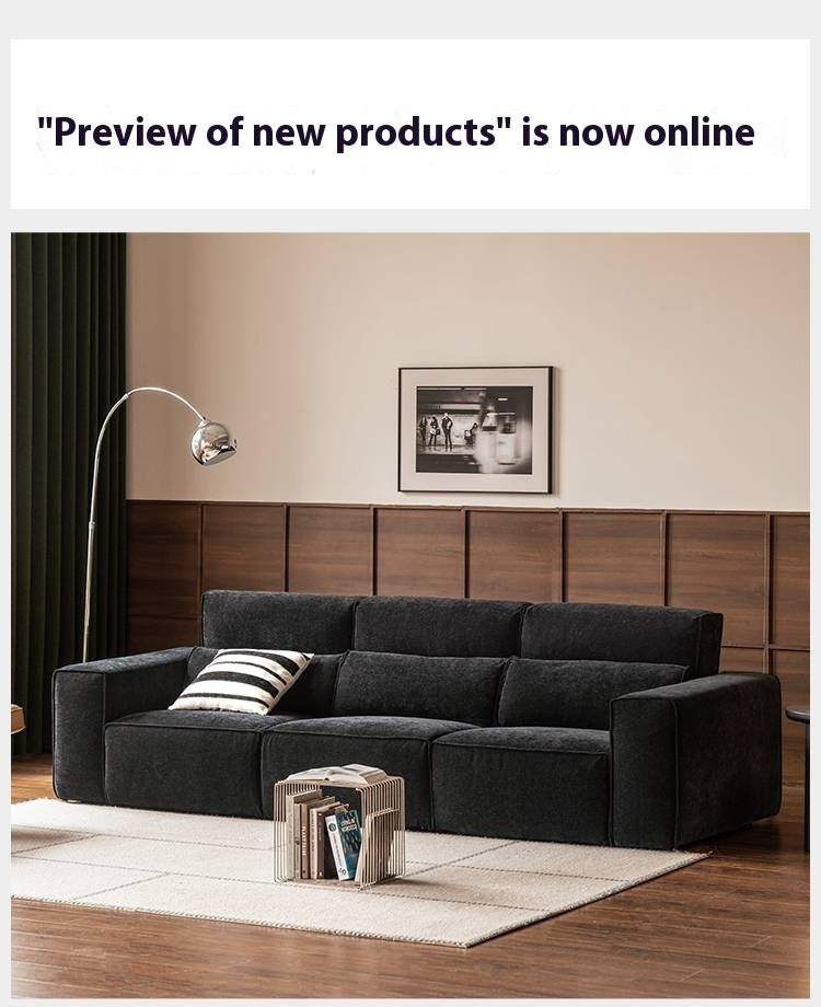 Fabric Modern Style chenille tofu block Sofa