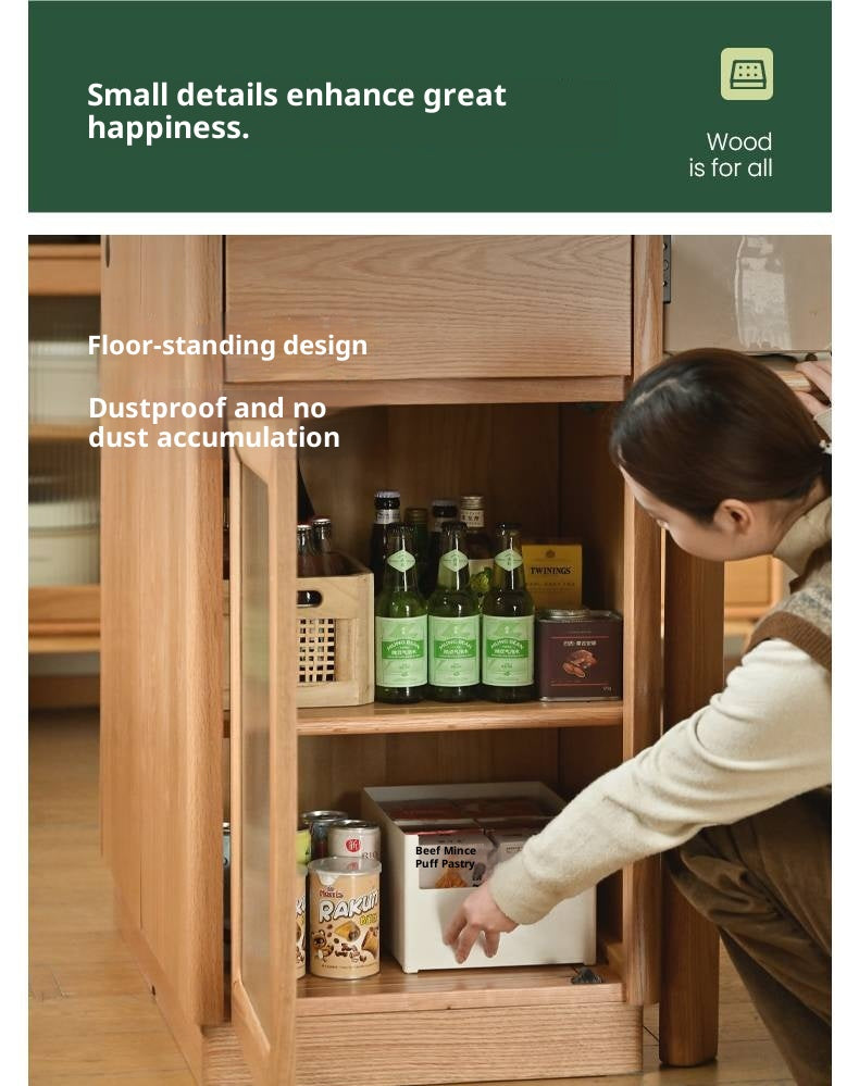 Oak, Beech Solid Wood Modern Rock Plate Island Table