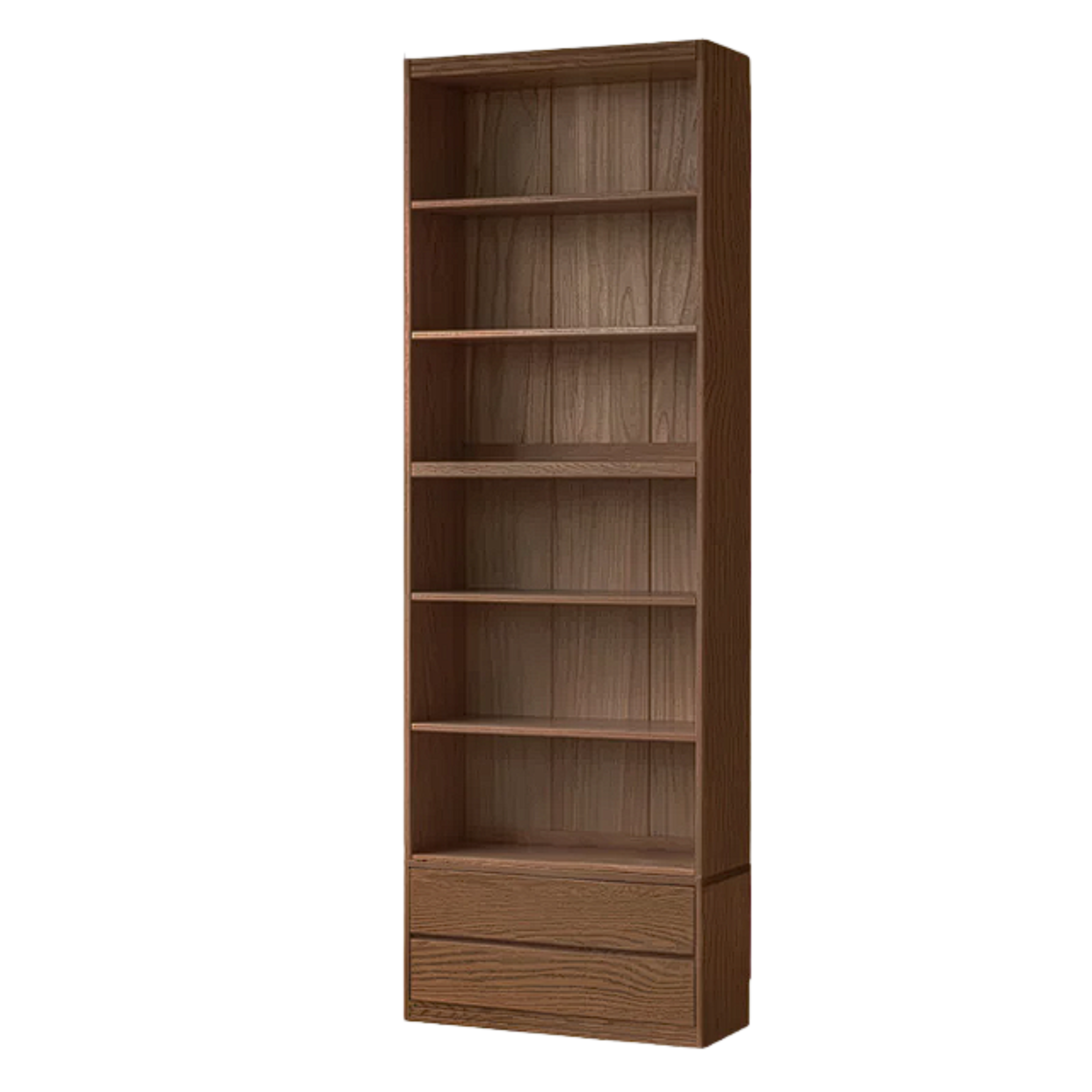 Sandalwood, Oak, Ash Solid Wood Combination Bookcase
