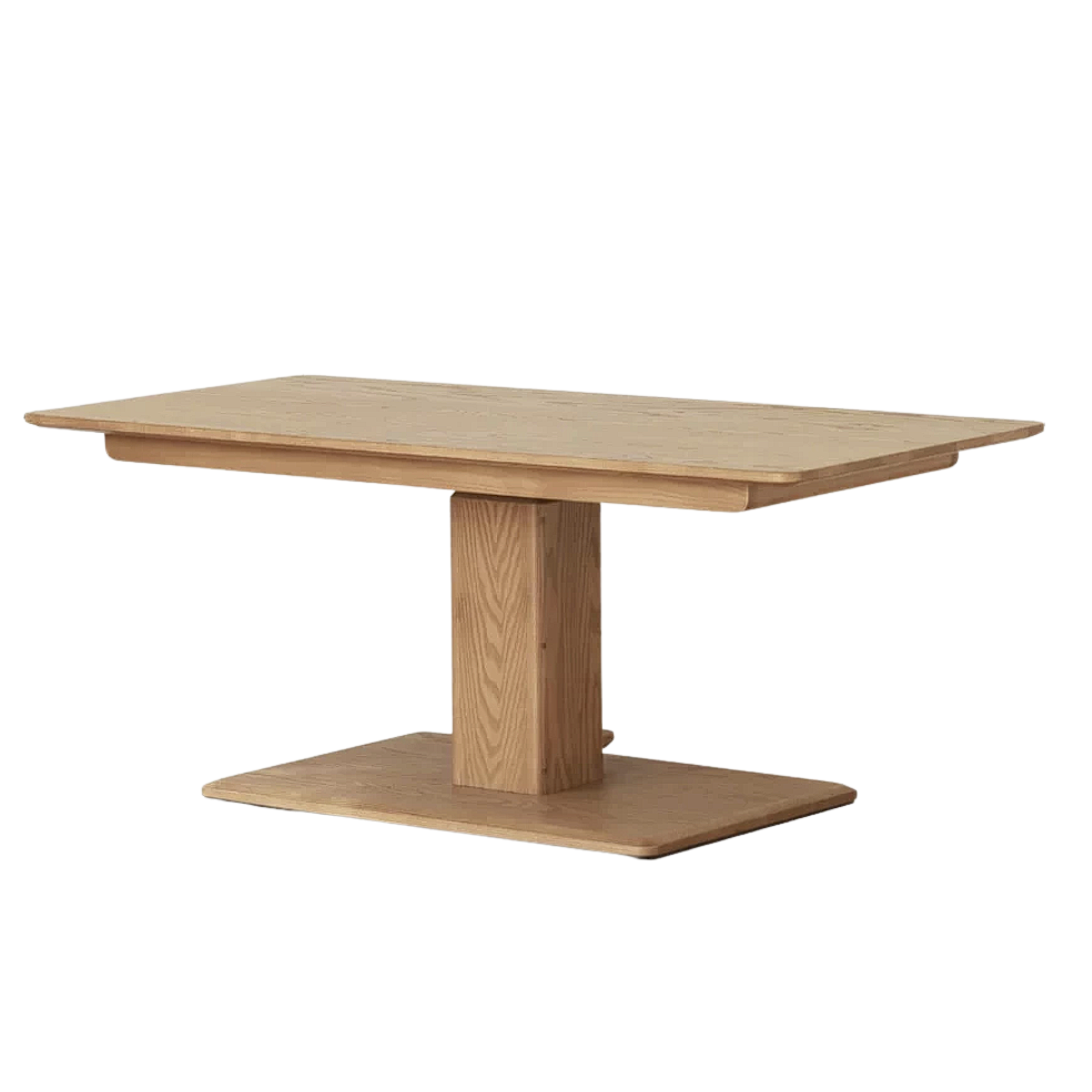 Black Walnut, Oak, Ash, Cherry Wood, Golden Sandalwood Solid Wood Adjustable Height Coffee Table