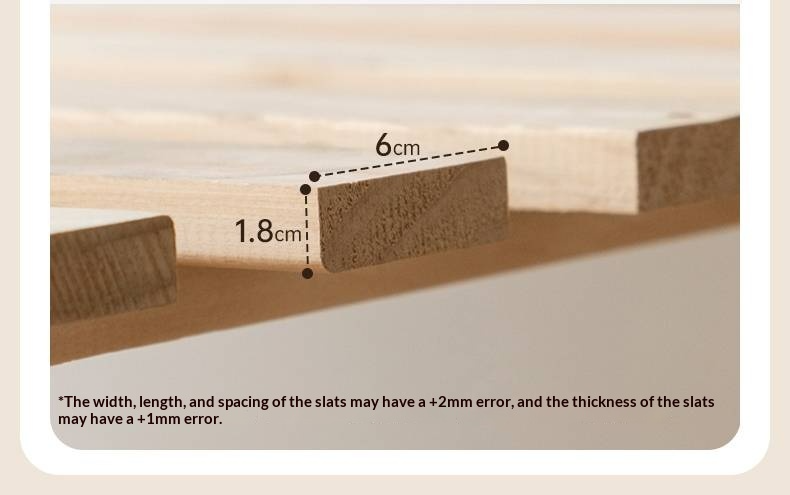 Oak Solid Wood with Upholstered Headboard Luminous Box Bed Cream Style