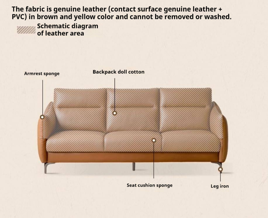 Genuine Leather Sofa
