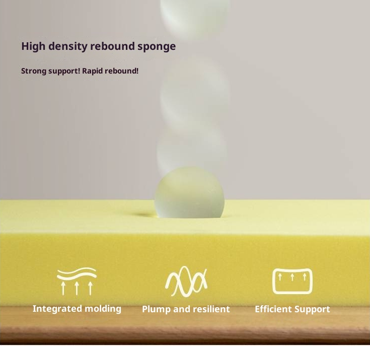 Poplar Solid Wood Floating Soft Bed, Vintage with Light