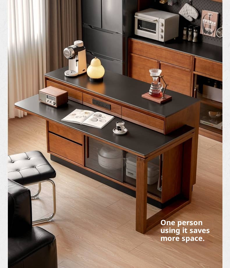 Tulipwood Solid Wood Island Table, Dining Table, Dining Sideboard, Buffet