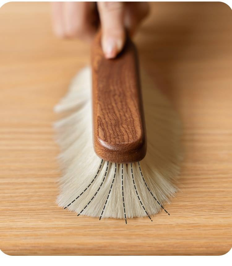 Ebony Solid Wood Long Handle SweepingBrush