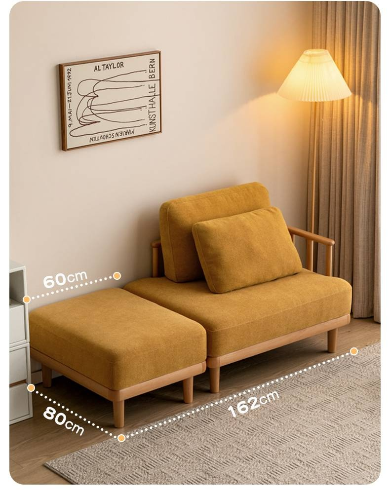 European Beech Wood Fabric Free Combination Sofa