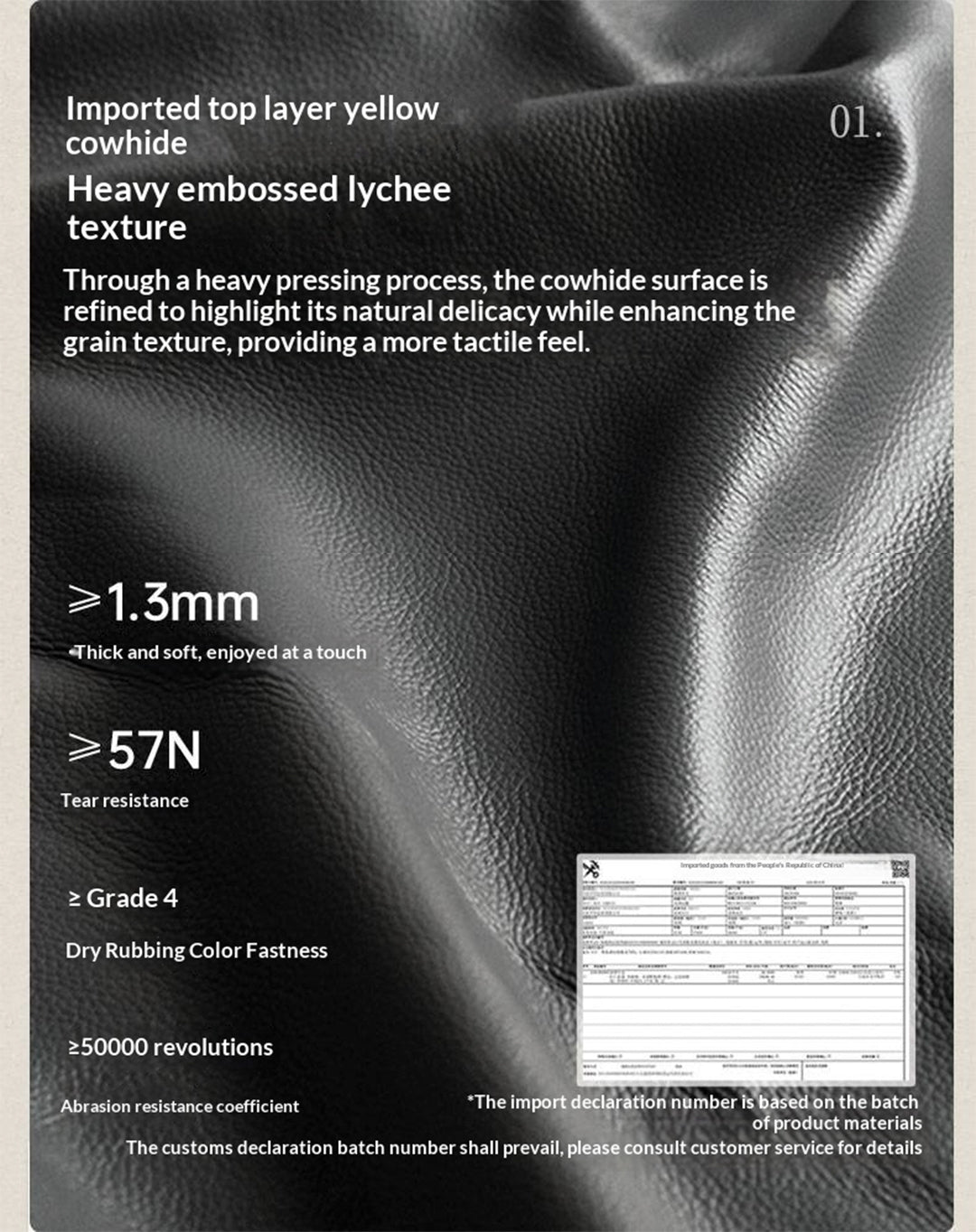 Genuine Leather Luxury Upholstered Bed American Style