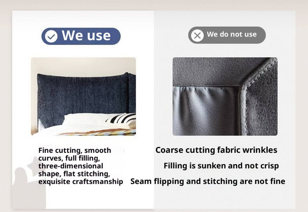 Fabric Chenille Soft Bed Italian Style