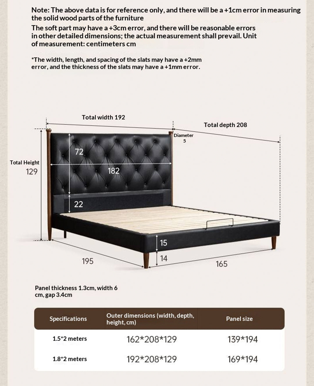 Genuine Leather Luxury Upholstered Bed American Style