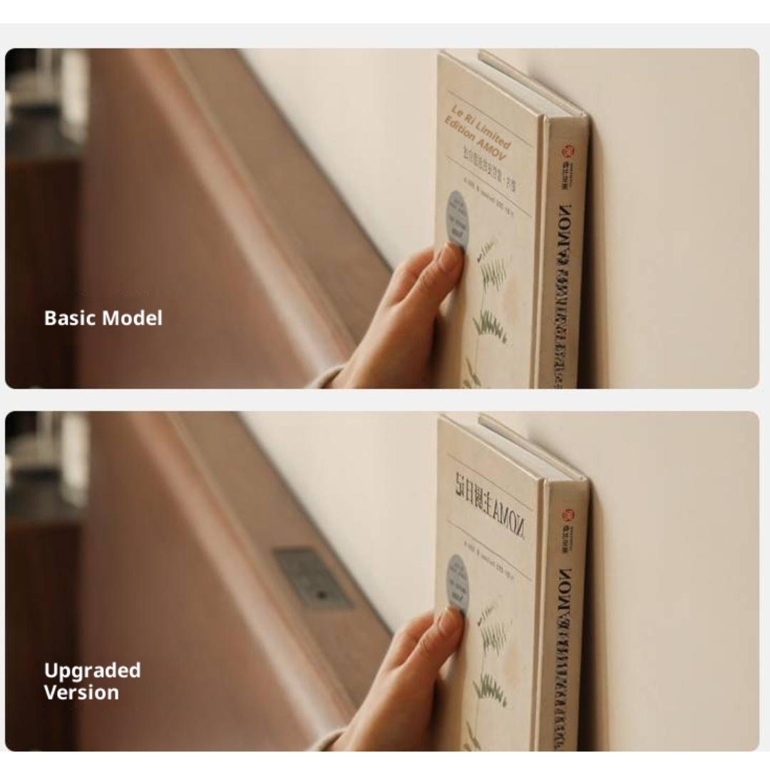 Black Walnut Solid Wood Suspended Modern Simple Bed