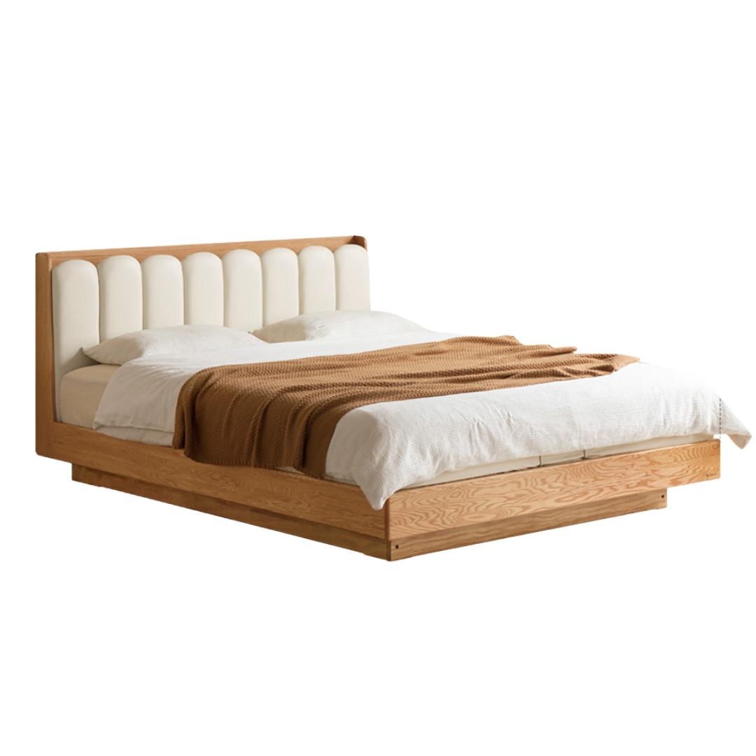 Beech, Oak Solid Wood Soft-Packe, Piano Key Bed