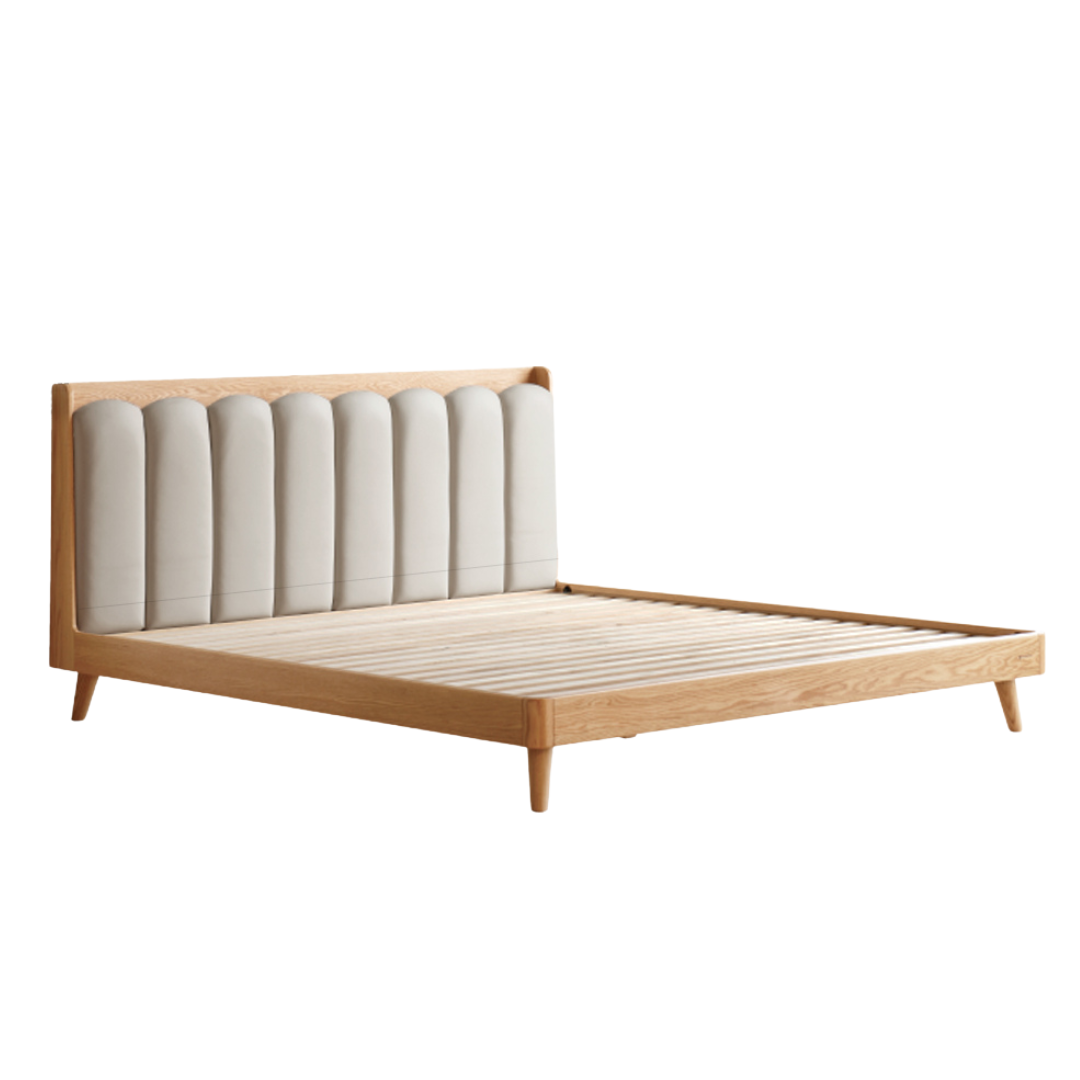 Beech, Oak Solid Wood Soft-Packe, Piano Key Bed