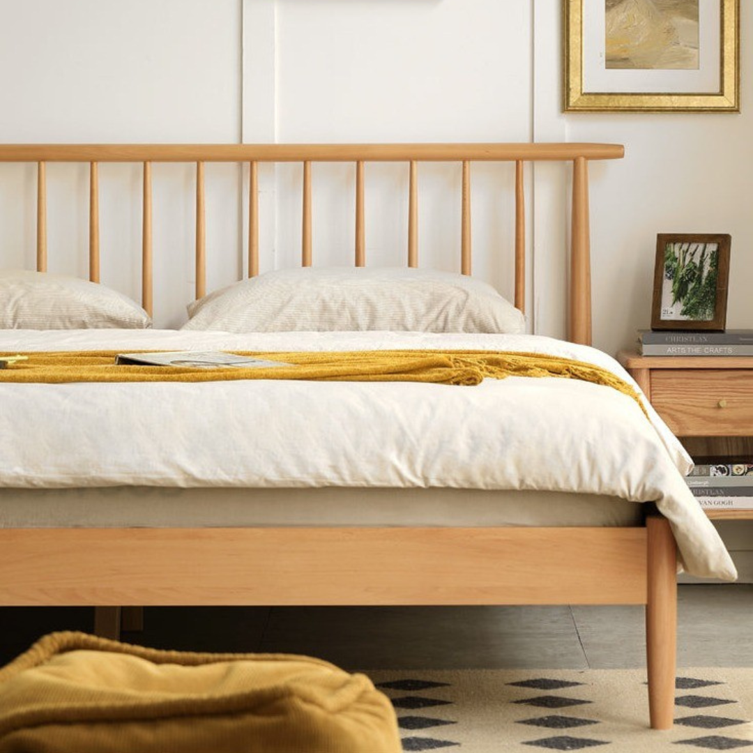 Oak, Beech Solid Wood Windsor Bed