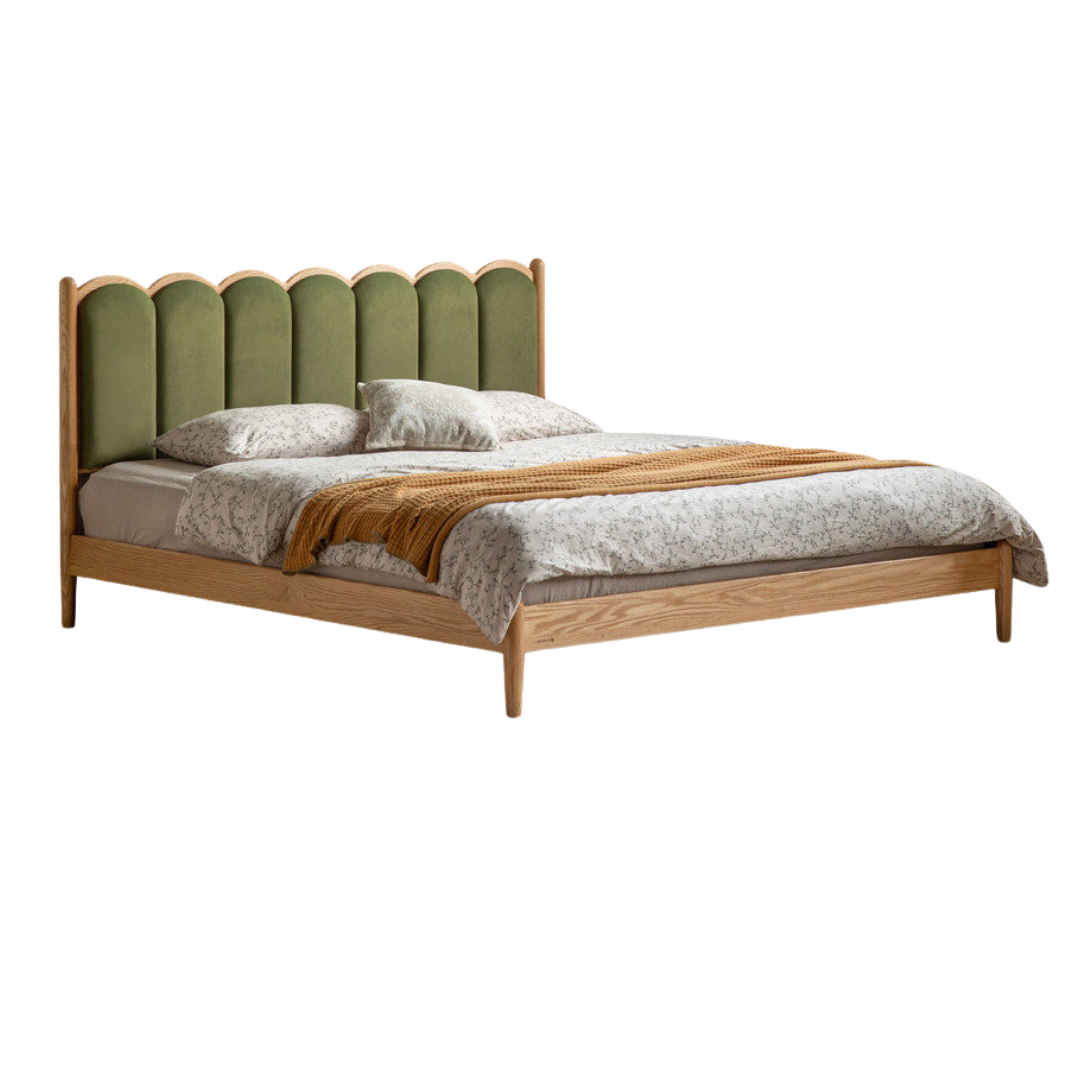 Beech, Oak Solid Wood Dream House Soft Bed