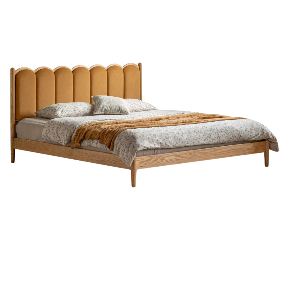 Beech, Oak Solid Wood Dream House Soft Bed