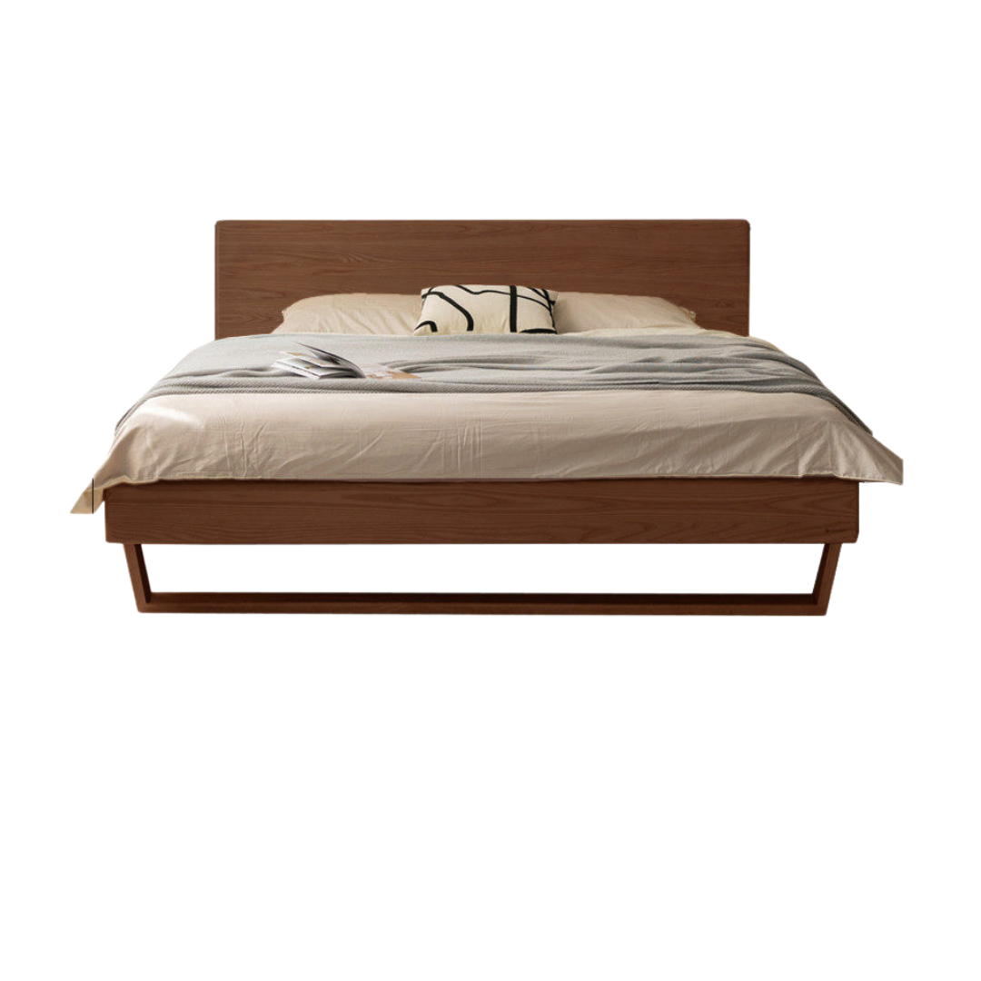 Oak, Ash Solid Wood Nordic Simple Suspended Bed