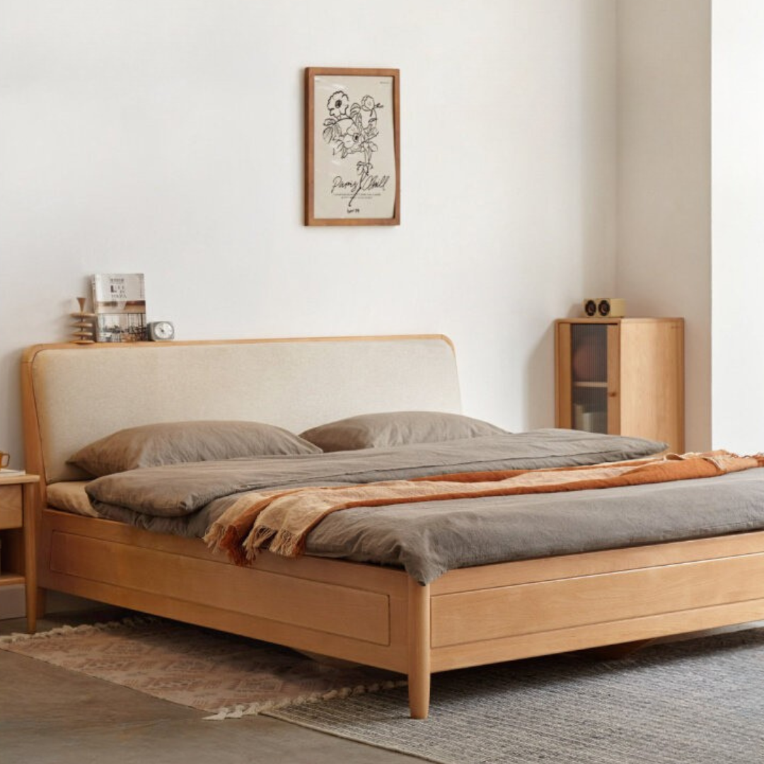 European Beech Solid Wood Multi-Functional Box Bed