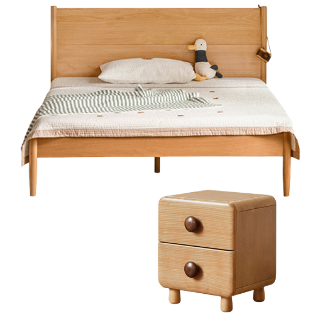 Beech Solid Wood Children's Soft Single Bed