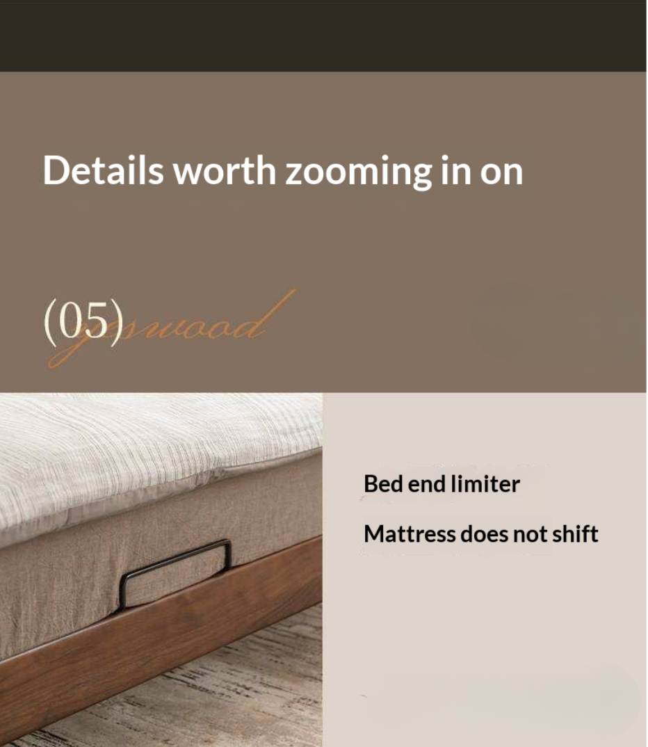 Black Walnut, Rubberwood Solid Wood Leather Upholstered Platform Bed with Vertical Channel Tufted Headboard