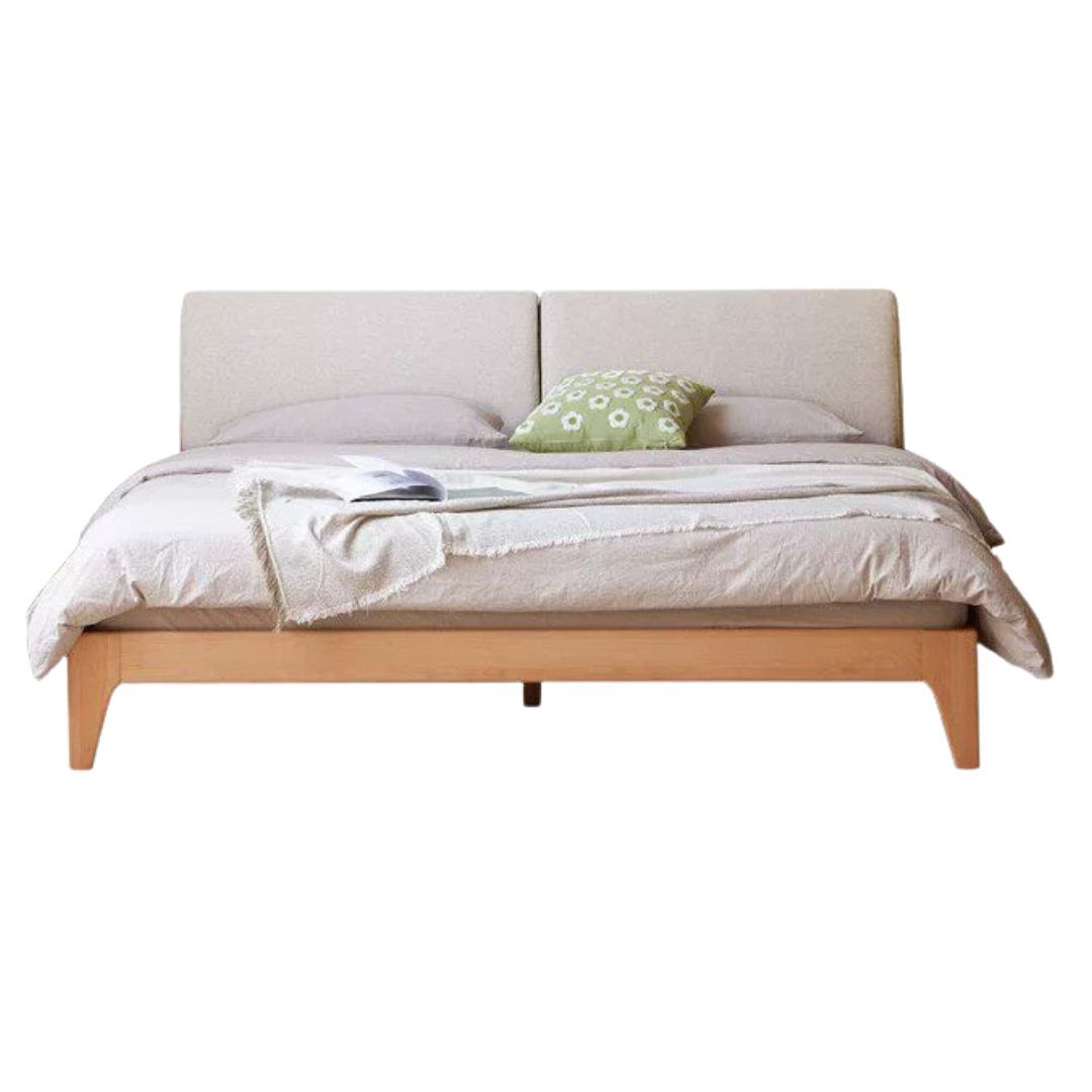 European Beech Solid Wood Soft Bed