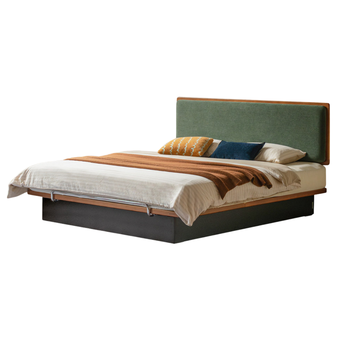 Poplar Solid Wood Soft Suspended Box Bed