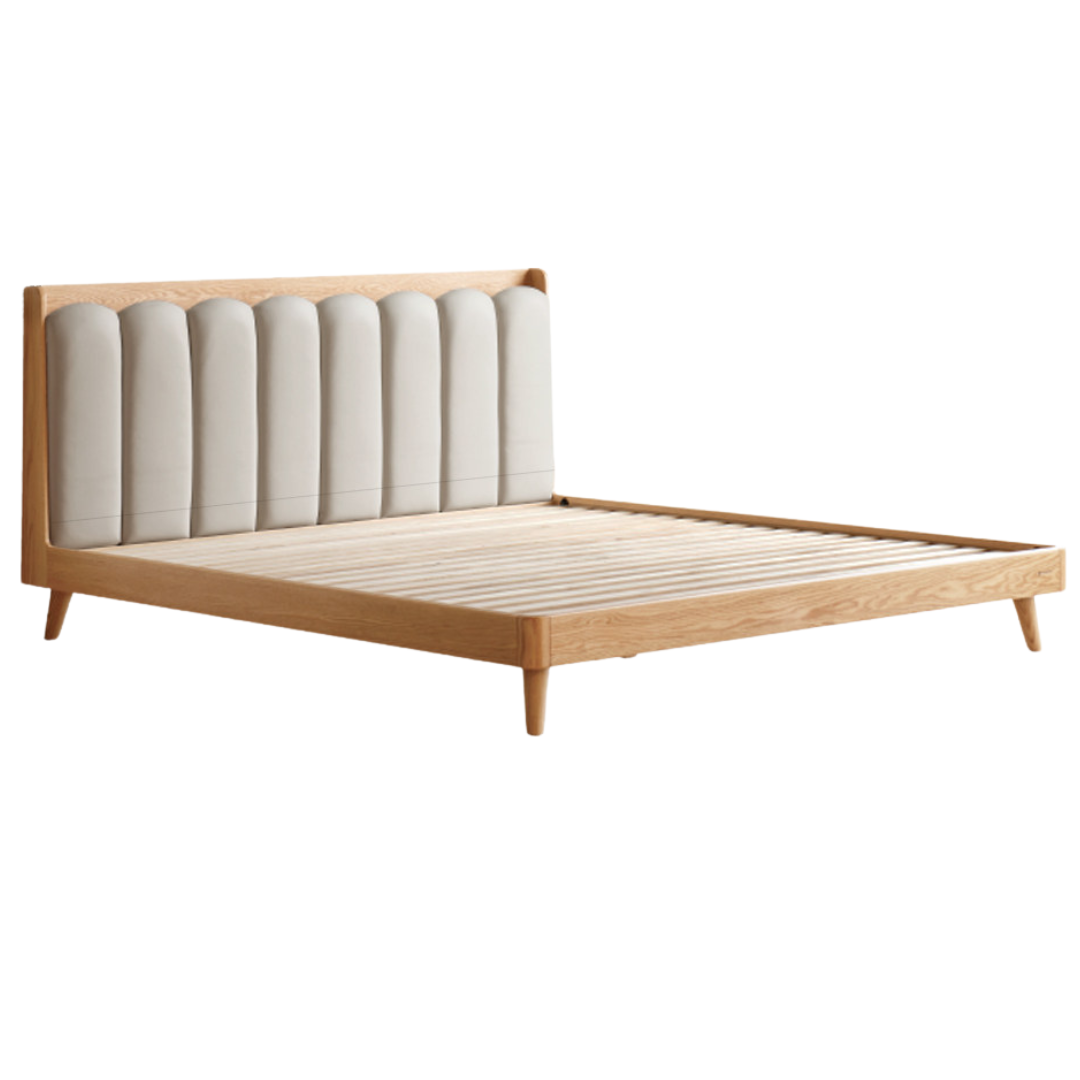 Beech, Oak Solid Wood Soft-Packe, Piano Key Bed